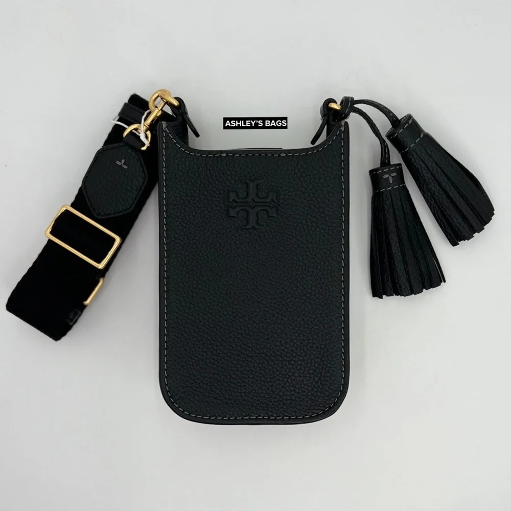 Tory Burch Thea Cellphone Crossbody In Black - Picture 2 of 10